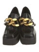 Stella McCartney Leather Chain-Link Accents Pumps