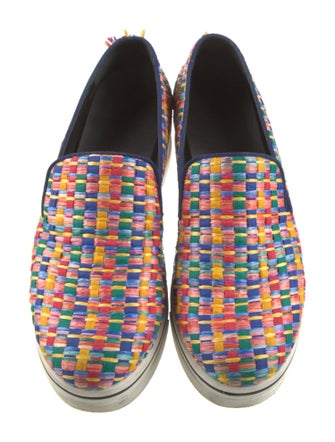 Stella McCartney Straw Printed Mules