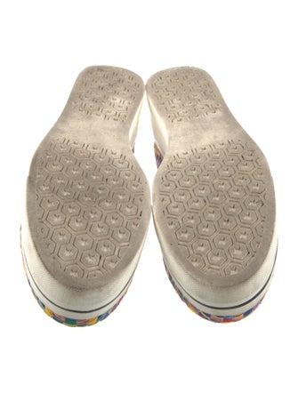 Stella McCartney Straw Printed Mules