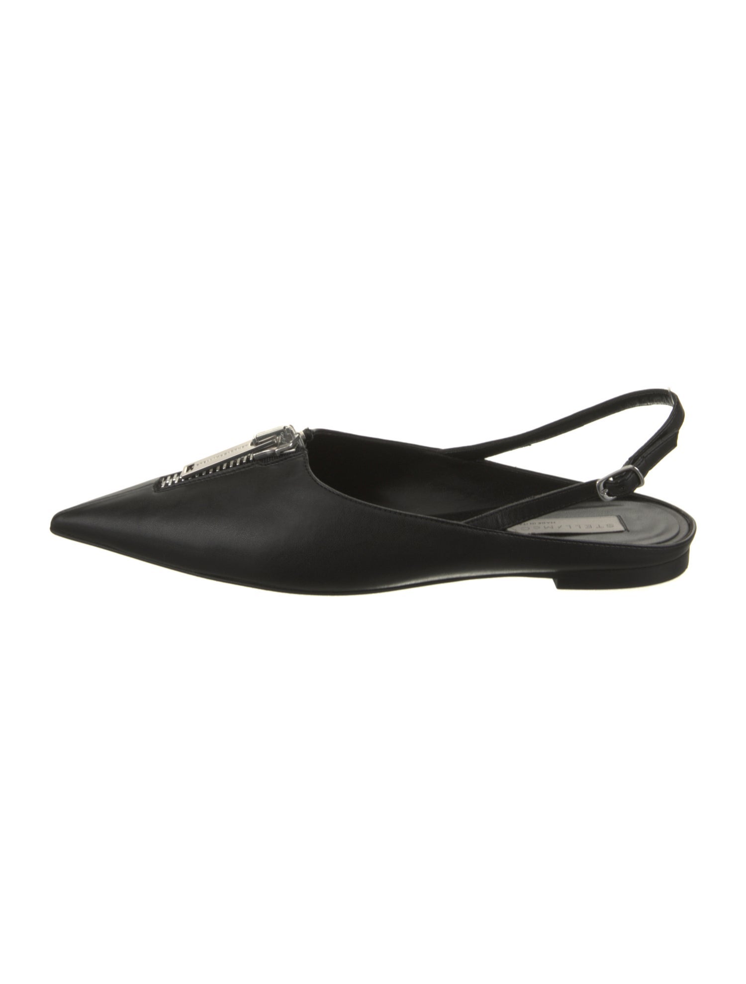 Stella McCartney Leather Slingback Flats