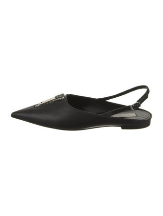 Stella McCartney Leather Slingback Flats