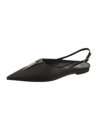 Stella McCartney Leather Slingback Flats