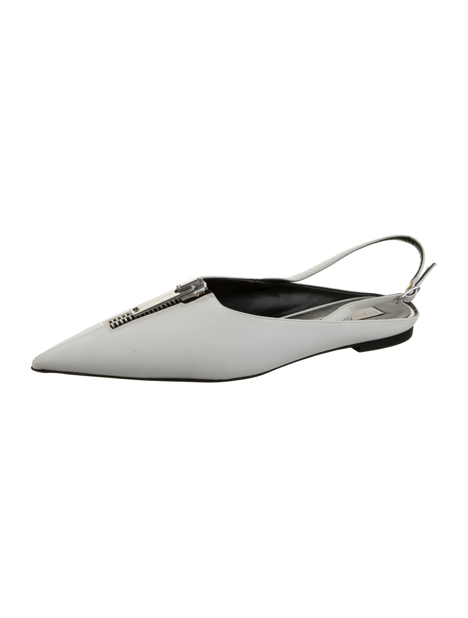 Stella McCartney Leather Slingback Flats