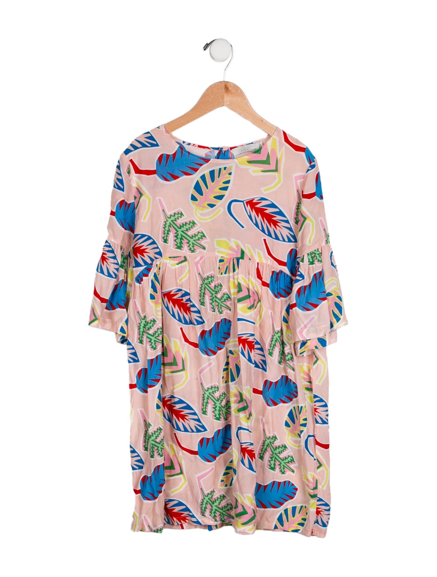 Stella McCartney Girls' Pattern Printed Long Sleeve Dress