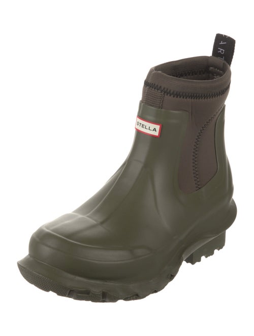 Stella McCartney Rubber Whipstitch Trim Rain Boots
