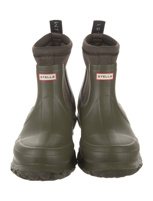 Stella McCartney Rubber Whipstitch Trim Rain Boots
