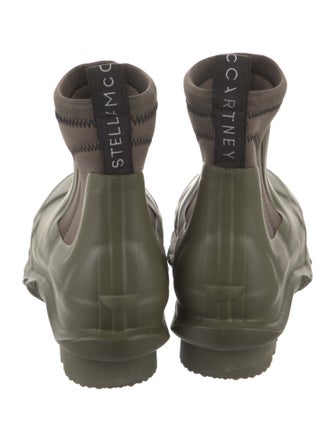 Stella McCartney Rubber Whipstitch Trim Rain Boots