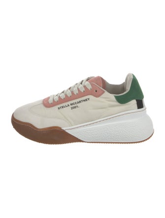 Stella McCartney Nylon Colorblock Pattern Sneakers
