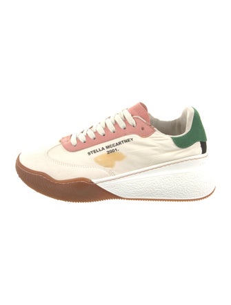 Stella McCartney Nylon Colorblock Pattern Sneakers