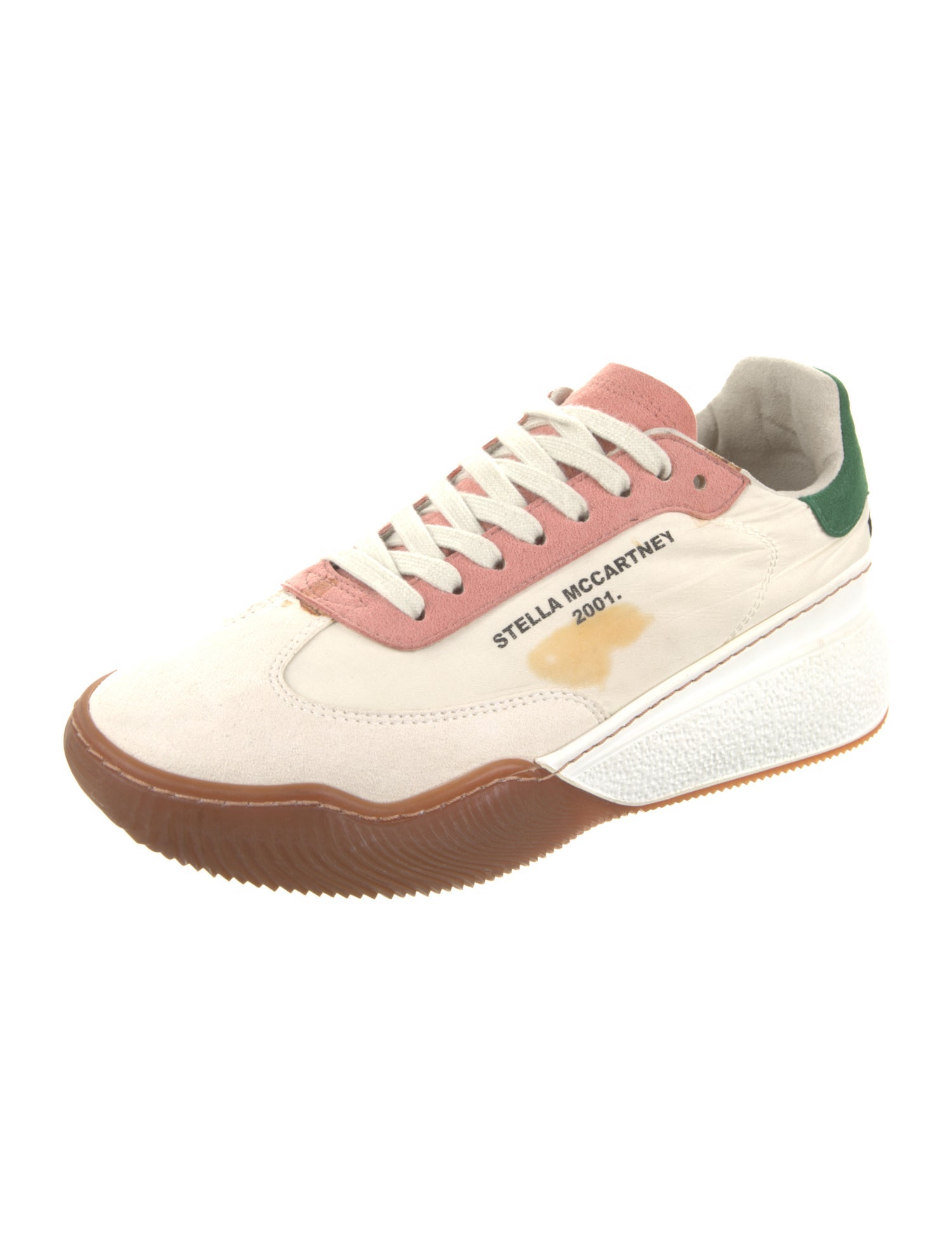 Stella McCartney Nylon Colorblock Pattern Sneakers