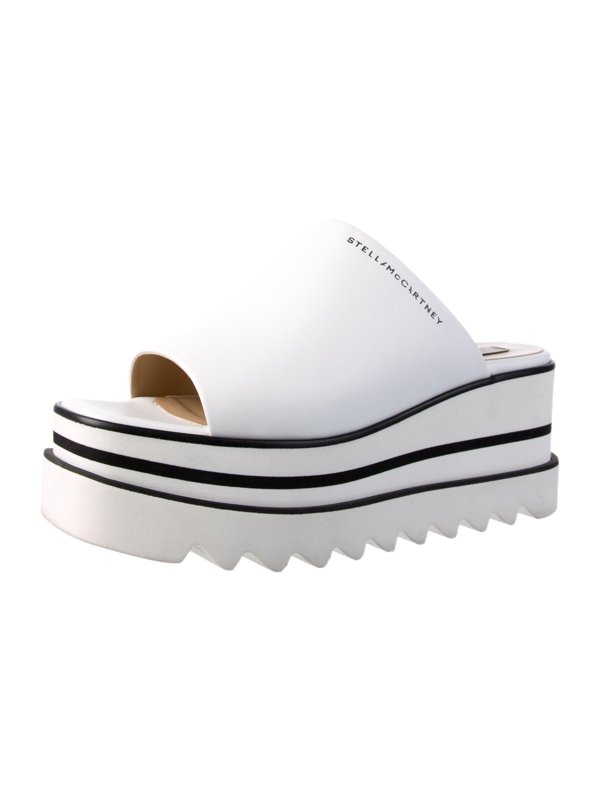 Stella McCartney Vegan Leather Slingback Sandals