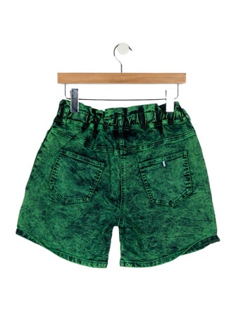 Stella McCartney Girls' Acid-Wash Shorts