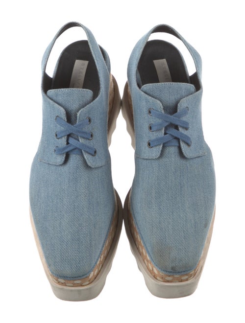 Stella McCartney Denim Slingback Flats