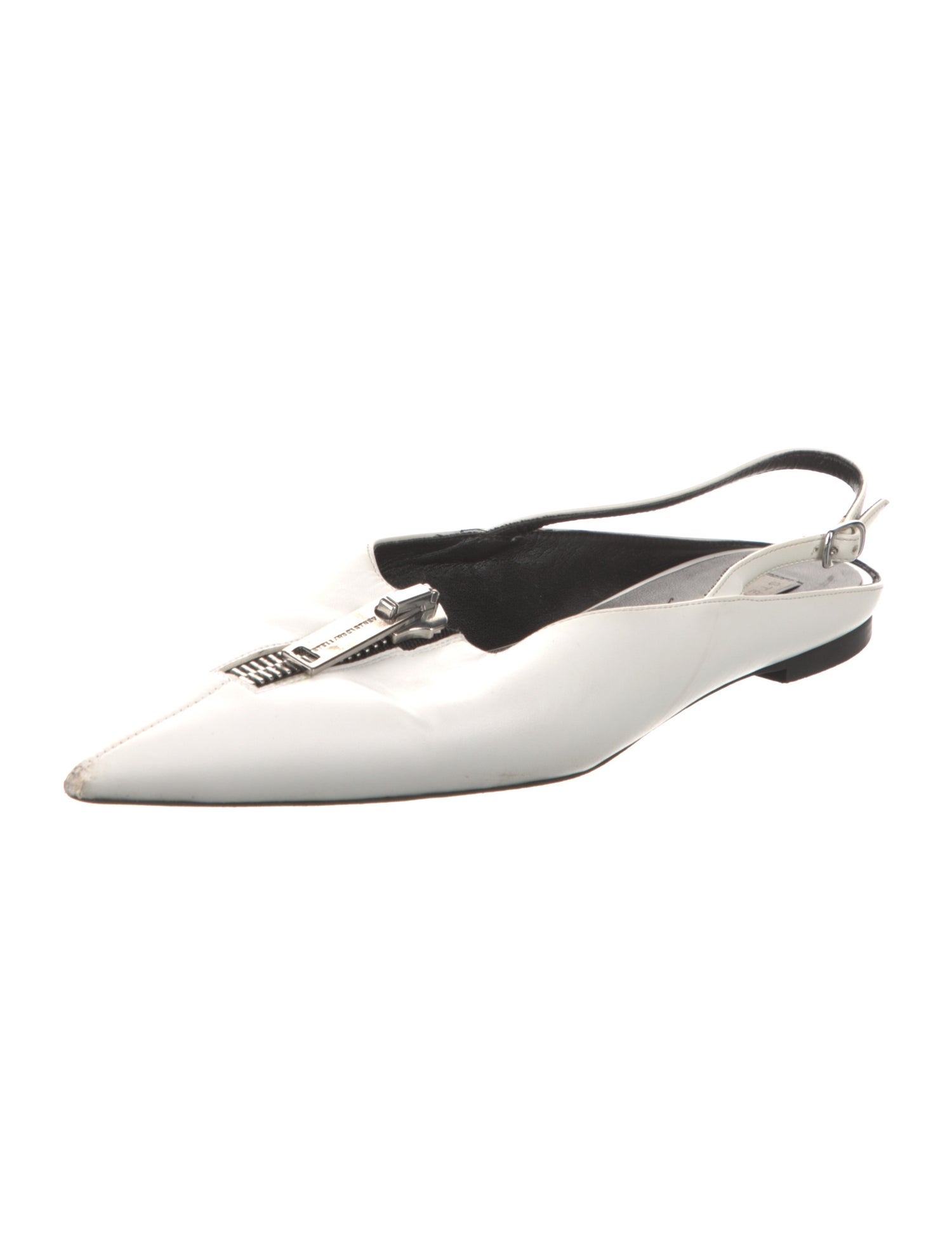 Stella McCartney Leather Slingback Flats