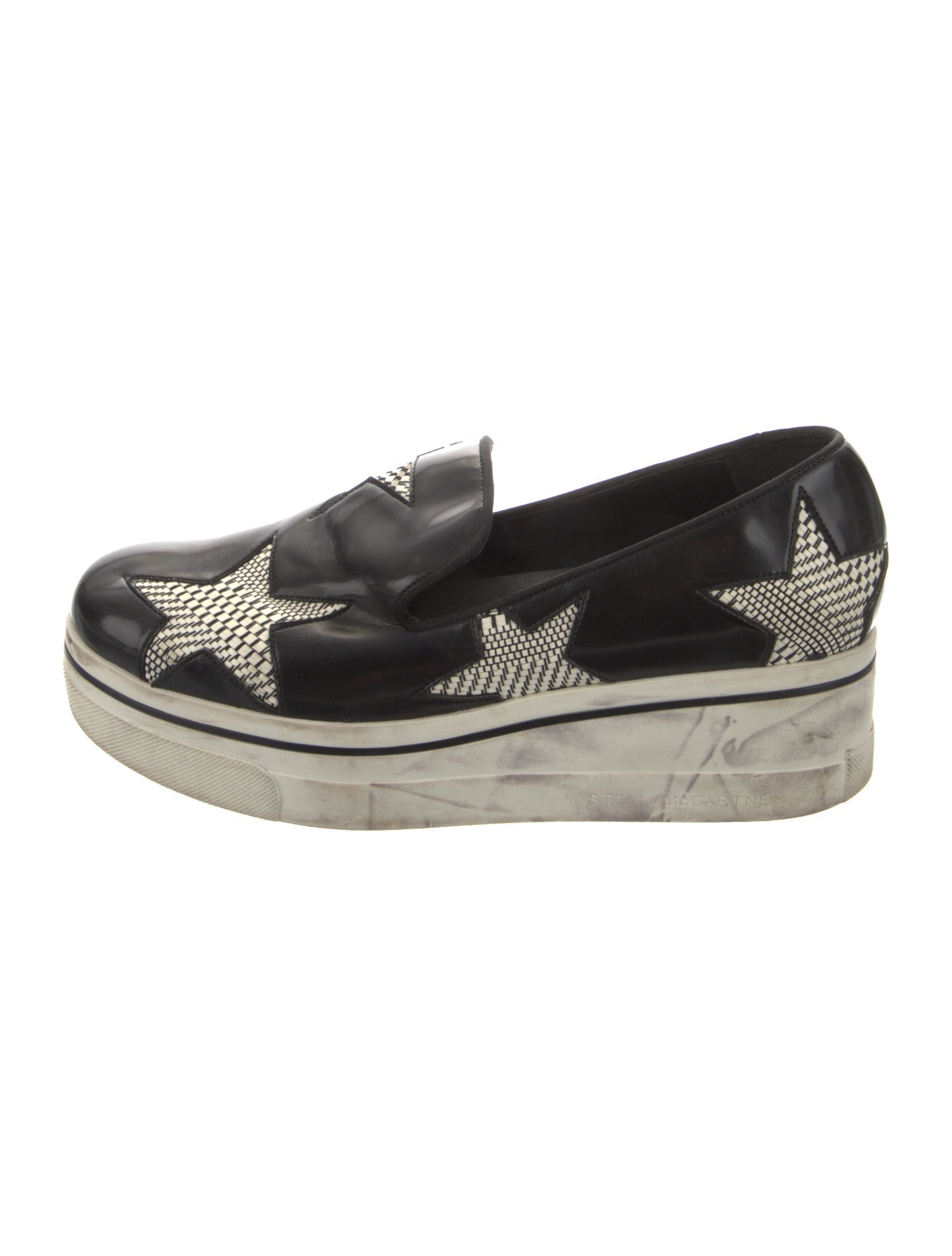 Stella McCartney Vegetarian Leather Printed Loafers