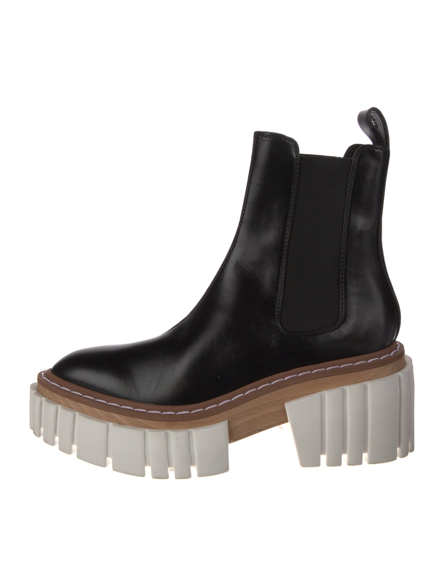Stella McCartney Leather Chelsea Boots