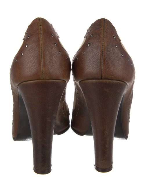 Stella McCartney Vegan Leather Colorblock Pattern Pumps