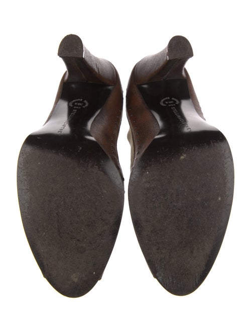 Stella McCartney Vegan Leather Colorblock Pattern Pumps