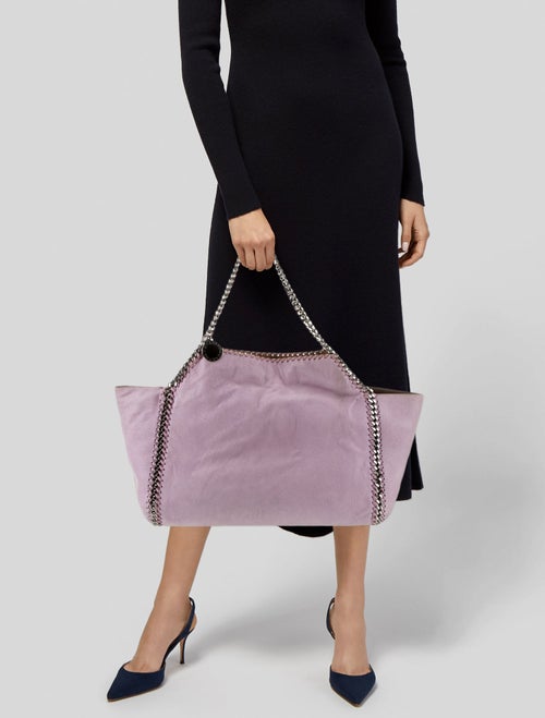 Stella McCartney Vegetarian Suede Shoulder Bag