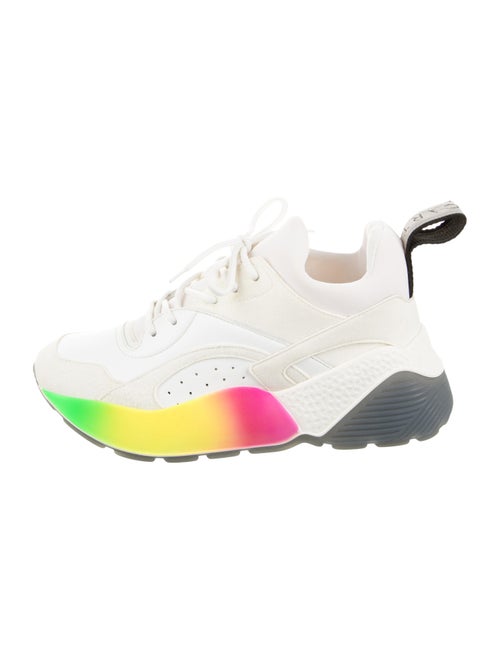 Stella McCartney Leather Printed Chunky Sneakers