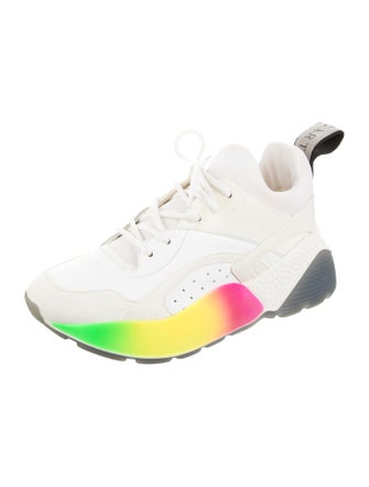 Stella McCartney Leather Printed Chunky Sneakers