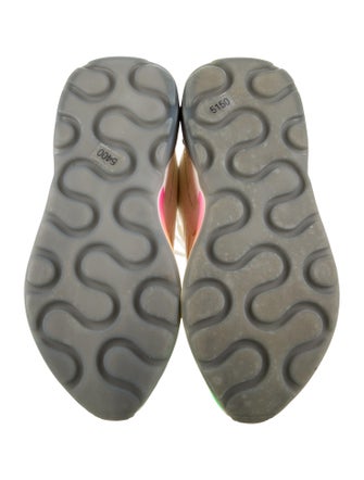 Stella McCartney Leather Printed Chunky Sneakers