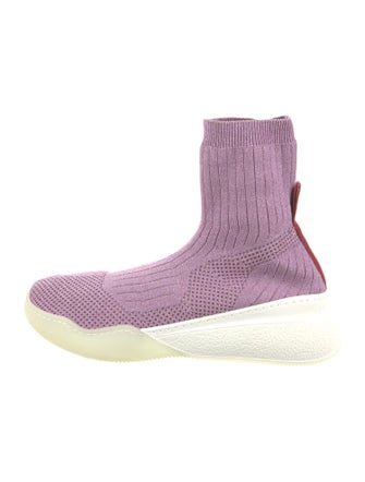 Stella McCartney Glitter Accents Sock Sneakers