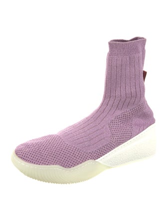 Stella McCartney Glitter Accents Sock Sneakers