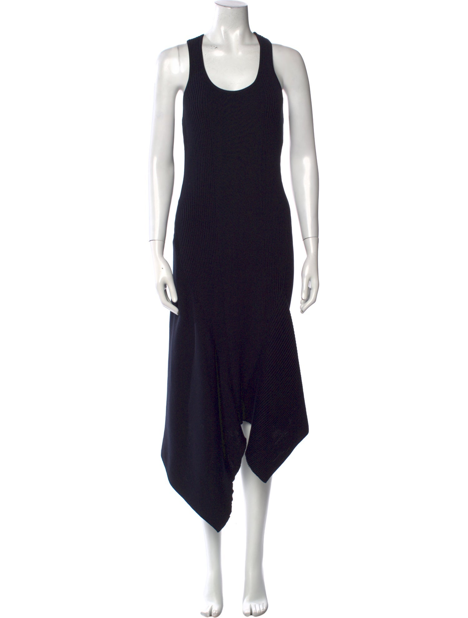 Stella McCartney Scoop Neck Midi Length Dress