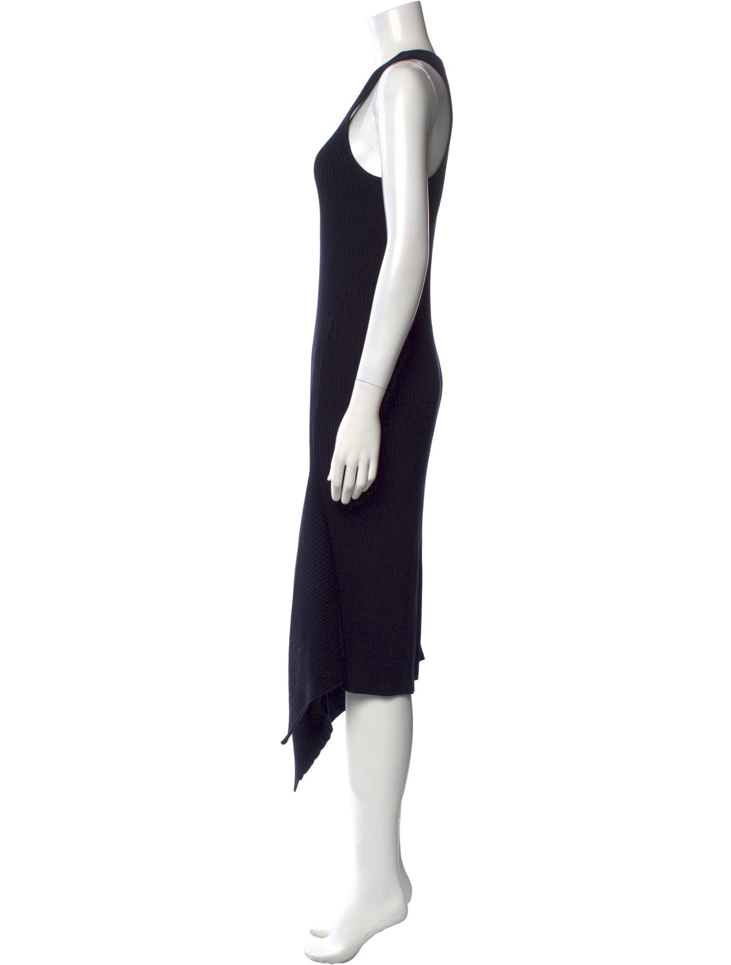 Stella McCartney Scoop Neck Midi Length Dress