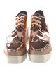 Stella McCartney Patent Leather Wedge Sneakers