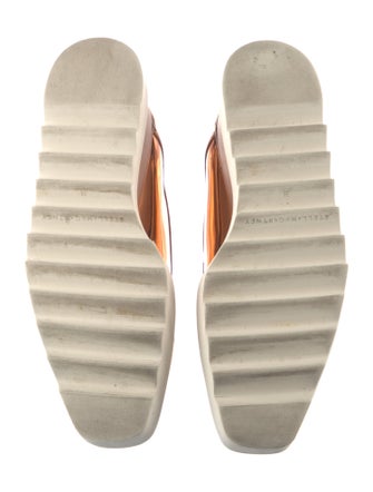 Stella McCartney Patent Leather Wedge Sneakers