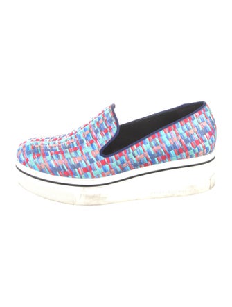 Stella McCartney Straw Printed Sneakers