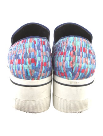 Stella McCartney Straw Printed Sneakers