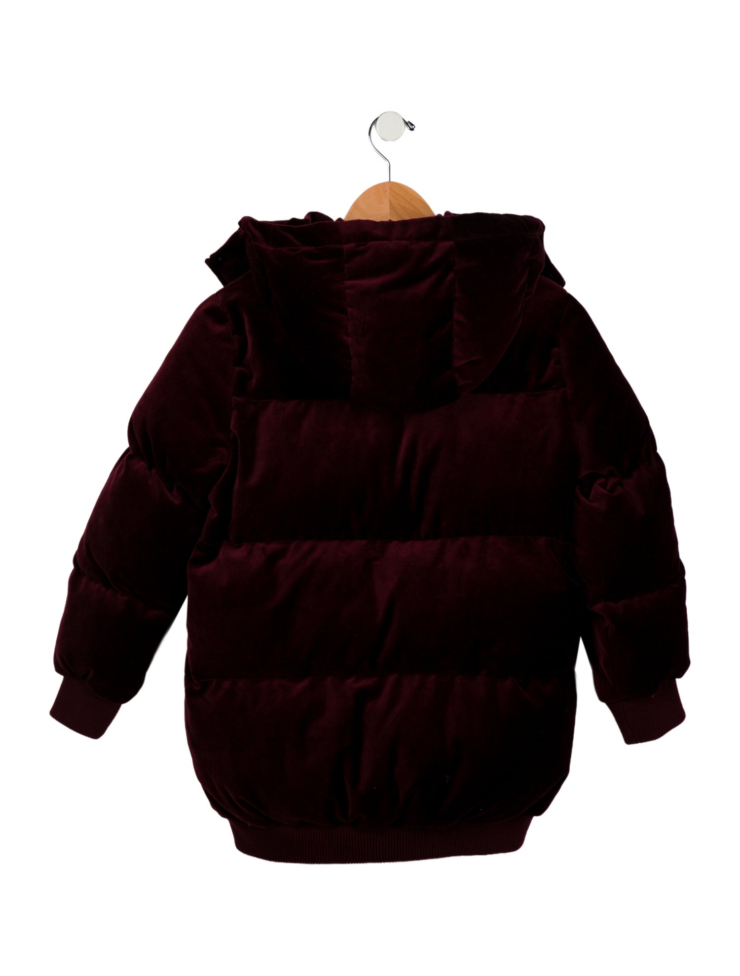 Stella McCartney Girls' Solid Hooded Puffer Jacket