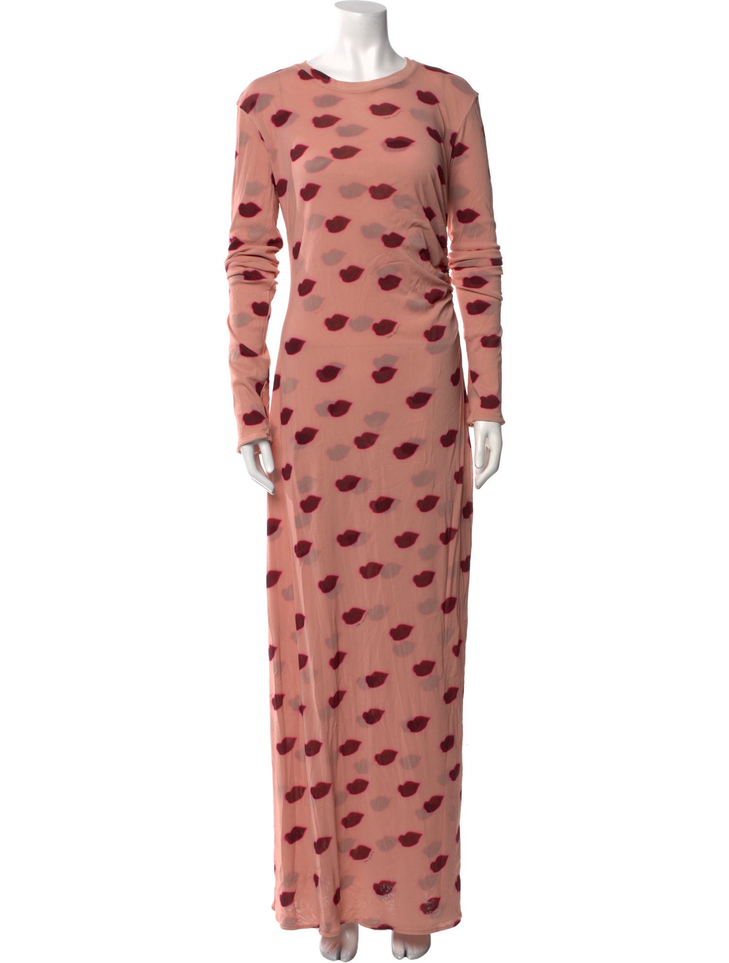 Stella McCartney Polka Dot Print Long Dress