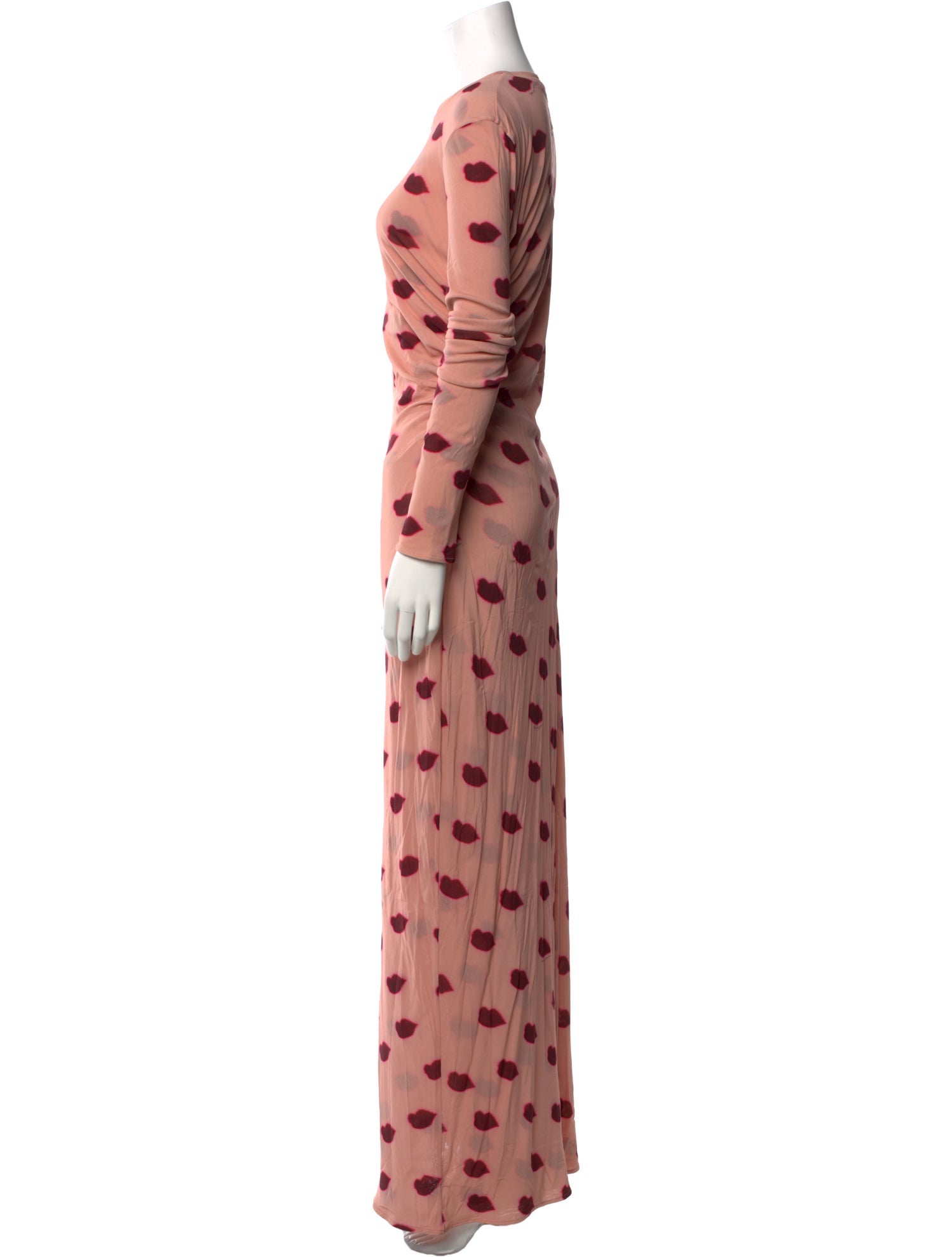 Stella McCartney Polka Dot Print Long Dress
