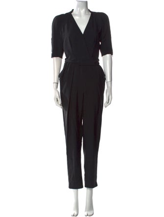 Stella McCartney Silk V-Neck Jumpsuit