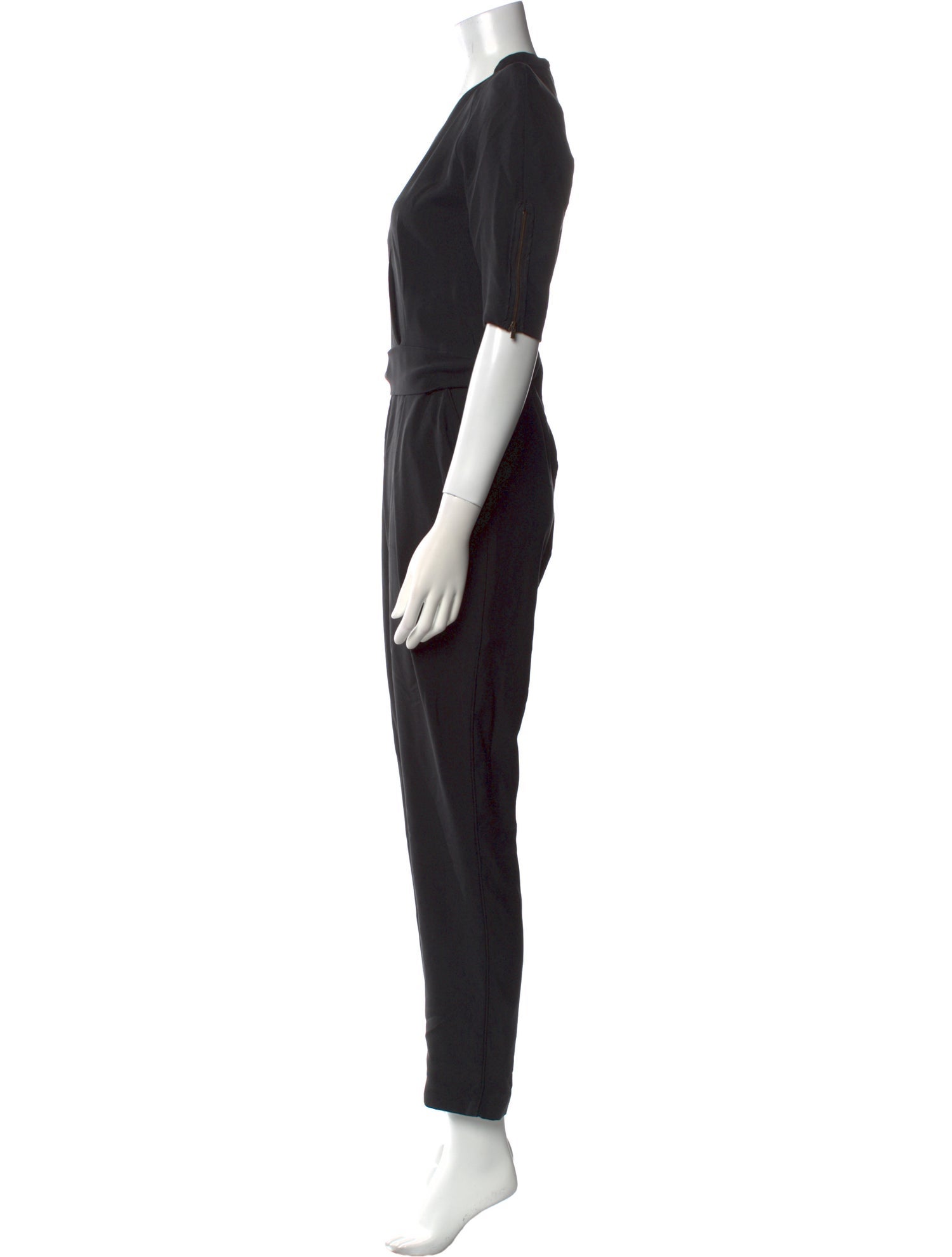 Stella McCartney Silk V-Neck Jumpsuit