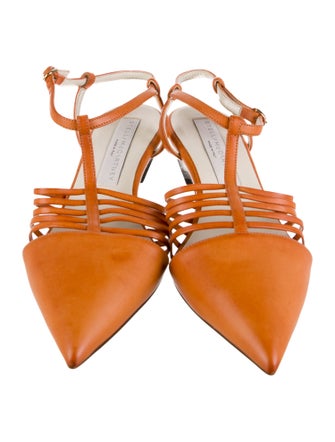 Stella McCartney Patent Leather T-Strap Pumps