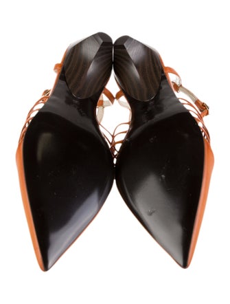 Stella McCartney Patent Leather T-Strap Pumps