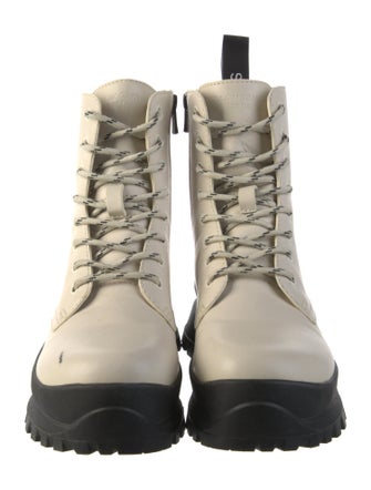 Stella McCartney Vegetarian Leather Combat Boots