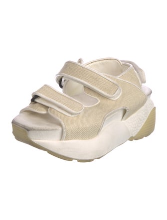 Stella McCartney Eclypse Raffia Slingback Sandals