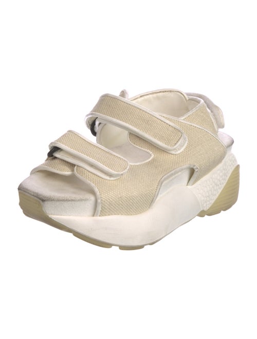 Stella McCartney Eclypse Raffia Slingback Sandals