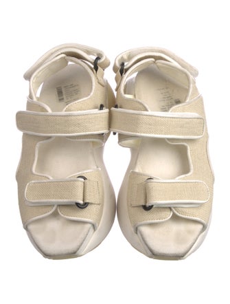 Stella McCartney Eclypse Raffia Slingback Sandals