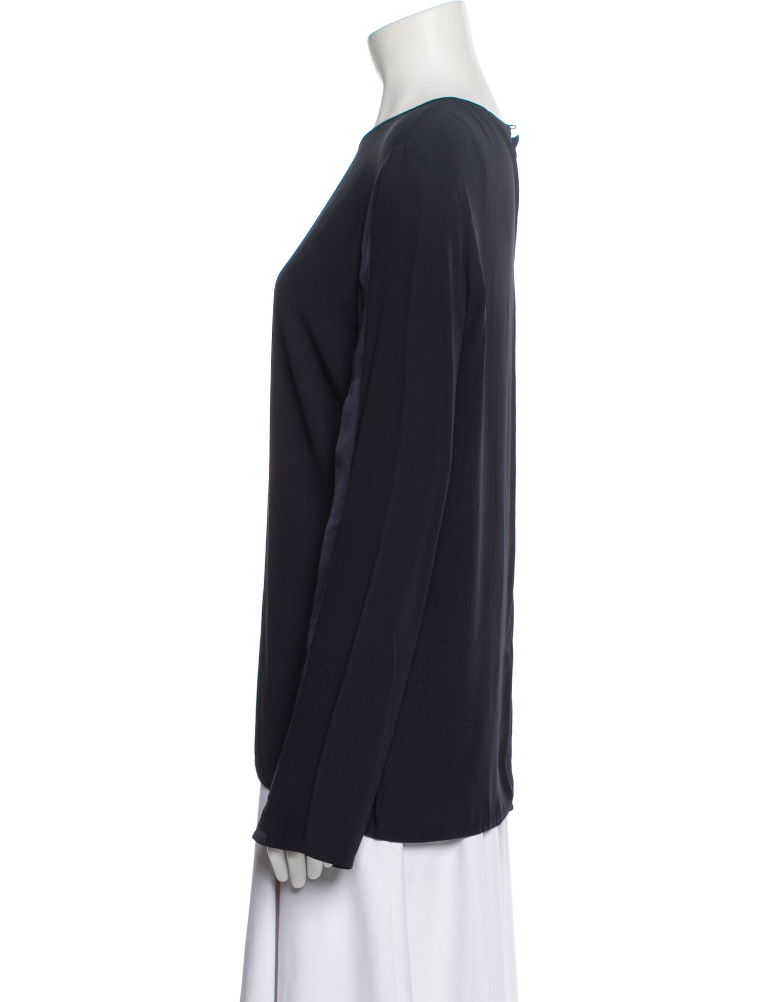 Stella McCartney Bateau Neckline Long Sleeve Top