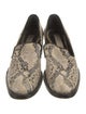 Stella McCartney Embossed Leather Animal Print Pumps