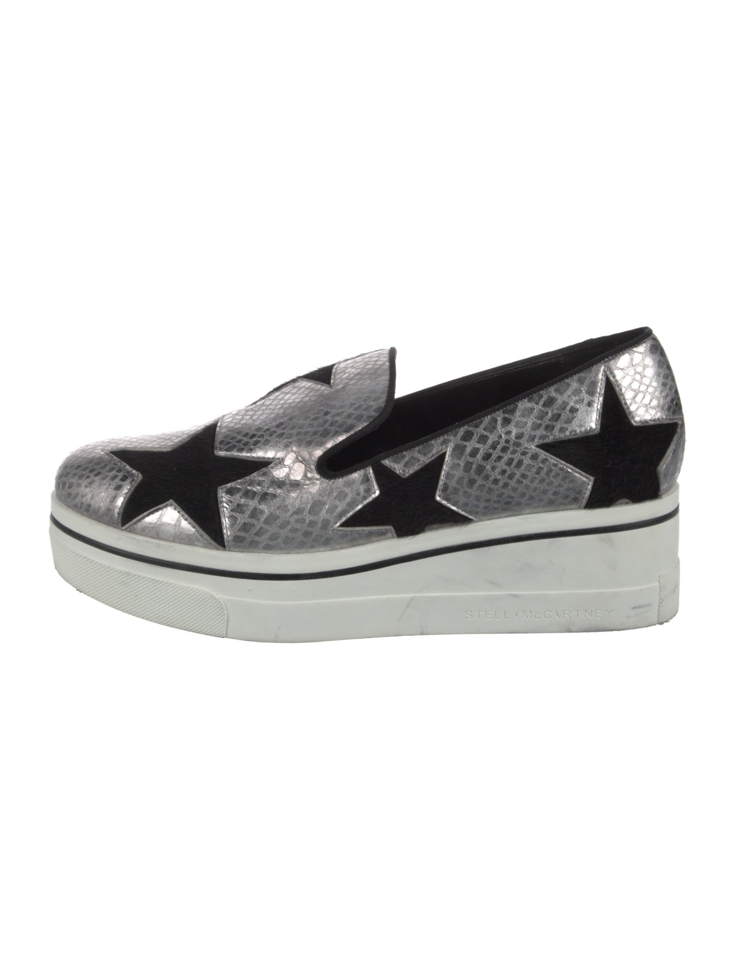 Stella McCartney Vegan Leather Animal Print Loafers