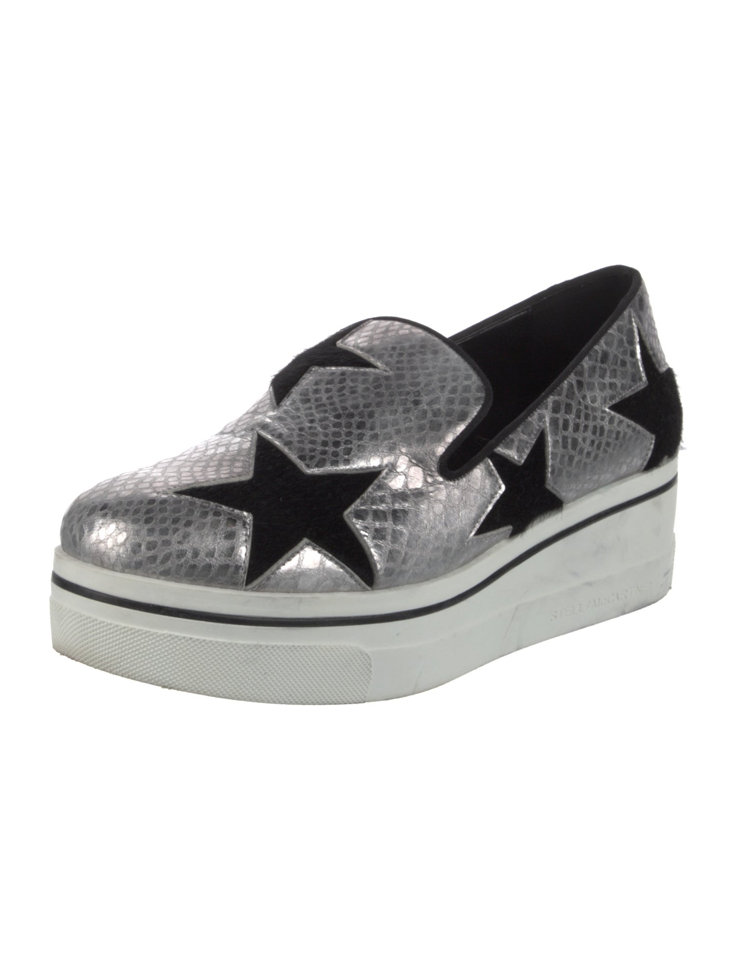 Stella McCartney Vegan Leather Animal Print Loafers