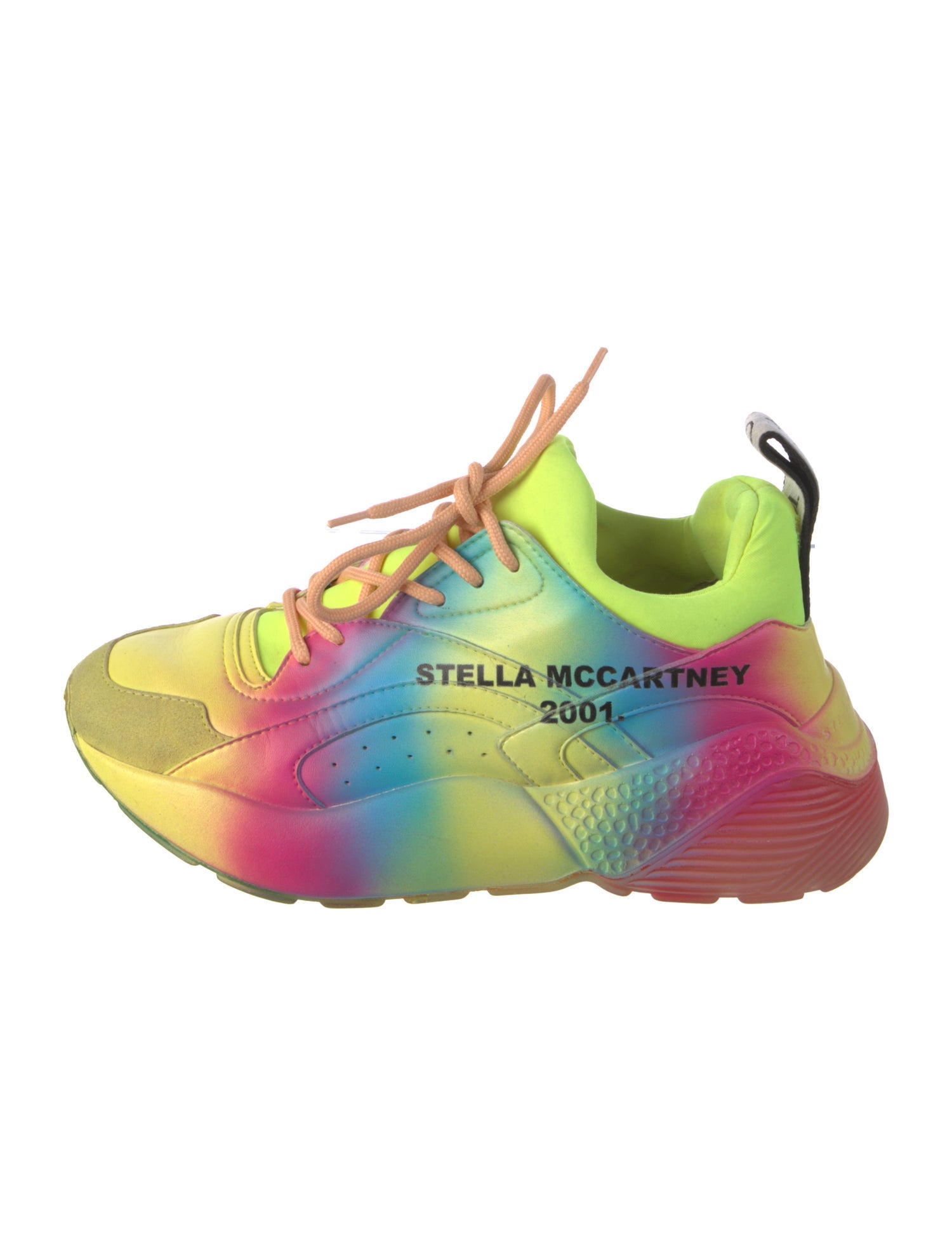 Stella McCartney Leather Printed Chunky Sneakers